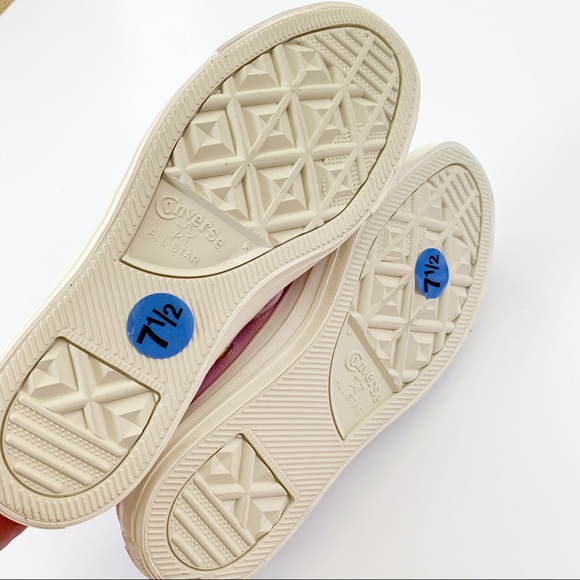 Converse Chuck Taylor All Star Pink Suede Sneakers - Picture 8 of 8